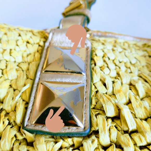 💥Offers Welcome💥 MICHAEL KORS Santorini Straw Tote Bag - Picture 9 of 15
